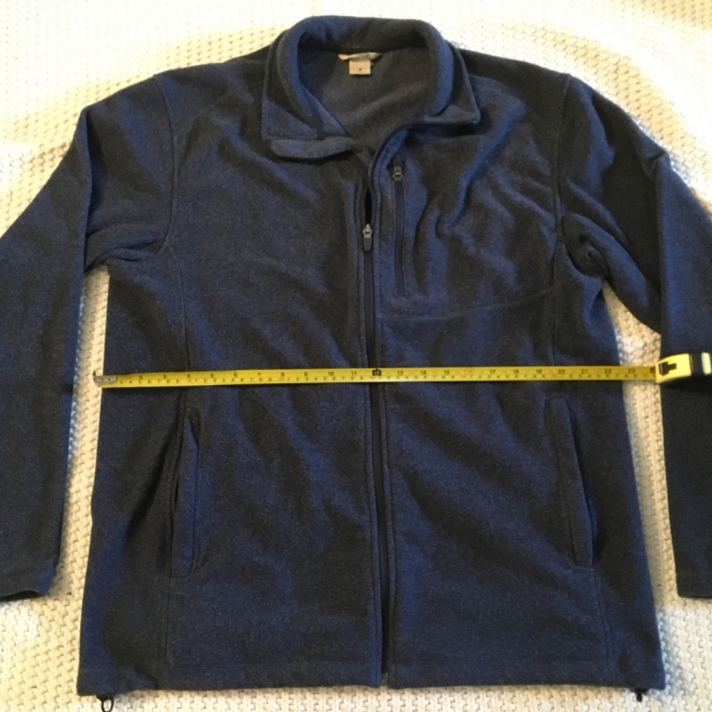 DULUTH ZIPPER/pockets comfortable jacket. blue size Medium